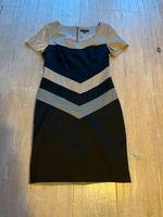 Comma Damenkleid, knielang, leicht glänzend, schwarz, beige, grau Niedersachsen - Kirchgellersen Vorschau