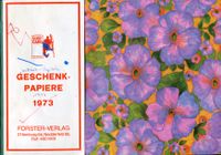 Geschenkpapier Katalog aus dem Jahr 1973 Schleswig-Holstein - Norderstedt Vorschau