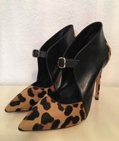 CASADEI Original High Heels in OVP, Leolook und schwarzes Leder Dresden - Striesen-Ost Vorschau