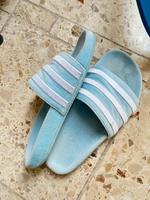 Adilette Adidas Sandalen Samt Babyblau Vintage Style Bielefeld - Heepen Vorschau