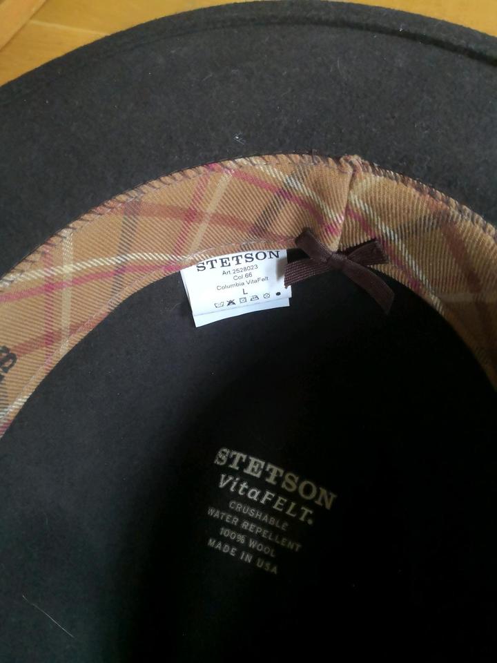 original STETSON COLUMBIA VitaFelt Traveller Hut Gr. L, RG dabei in Frankfurt am Main