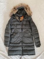 leichter Daunenmantel Parajumpers Pelzkragen  Gr XS ca.36 oliv Schleswig-Holstein - Glinde Vorschau