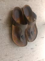 Birkenstocks Gizeh 38 Leder braun Baden-Württemberg - Heidelberg Vorschau