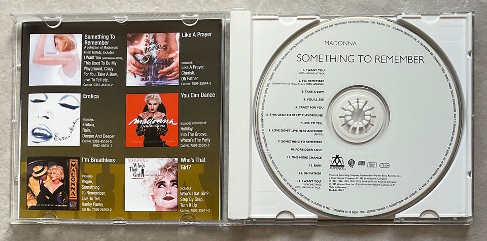 CD Madonna: Something To Remember in Heideck