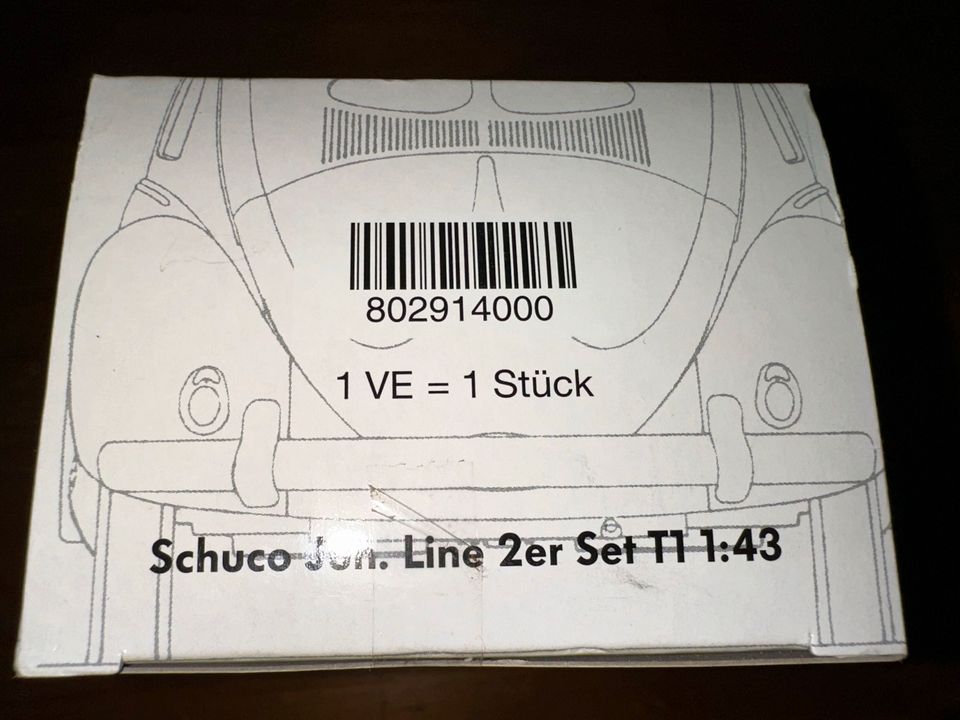 Schuco T1 Jun. line 1:43  VW Bus Set in Kösching
