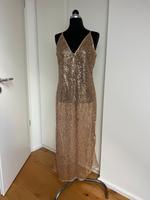 NEU H&M Strandkleid Pailletten Netz Gold Größe M Hessen - Maintal Vorschau