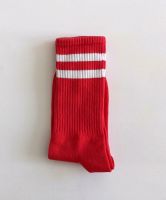 rot Socken mit weiß streifen Wuppertal - Elberfeld Vorschau