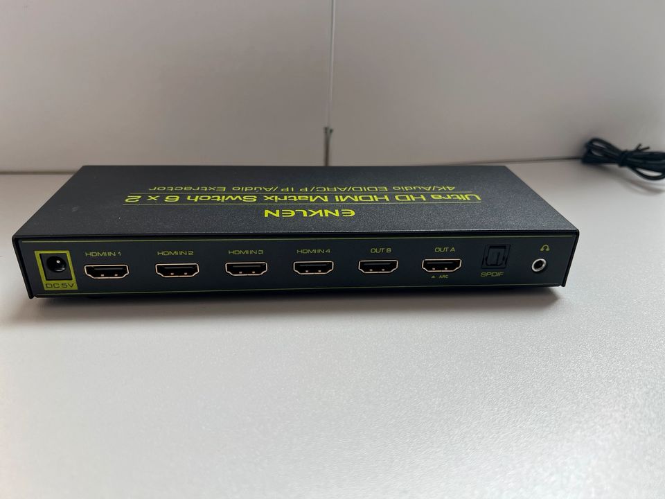 Enklen Ultra HDMI 4k Matrix Switch 6x2 in Alsdorf