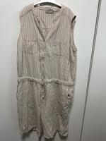 C&A Leinen Jumpsuit, Overall gestreift, beige, 44/46 Nordrhein-Westfalen - Olpe Vorschau