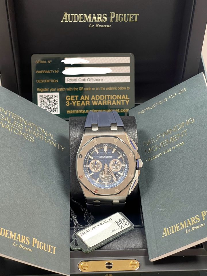 Audemars Piguet 26480TI Royal Oak Offshore Titan Full Set 2021 in Andernach