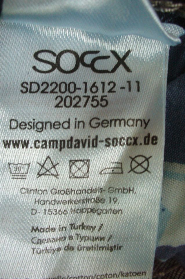 soccx-Denim kurze Damen Hose Gr. 26 in verwaschenem Jeansblau in Gütersloh