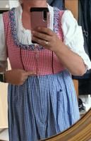 Sehr schickes rot/blau/weiss kariertes Dirndlkleid  Oskar 44 Hessen - Ludwigsau Vorschau