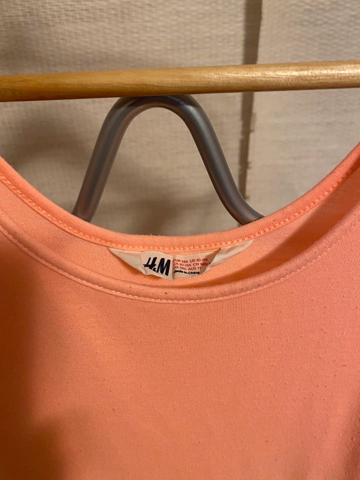 H&M Kleid Träger koralle orange Gr.146 in Schwarzenbruck