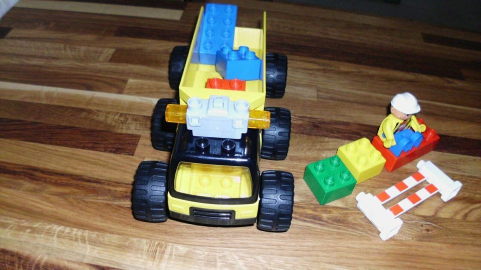 Lego Duplo 2808 Big Wheels Laster LKW Schwerlaster Baustelle Soun in Berkenthin