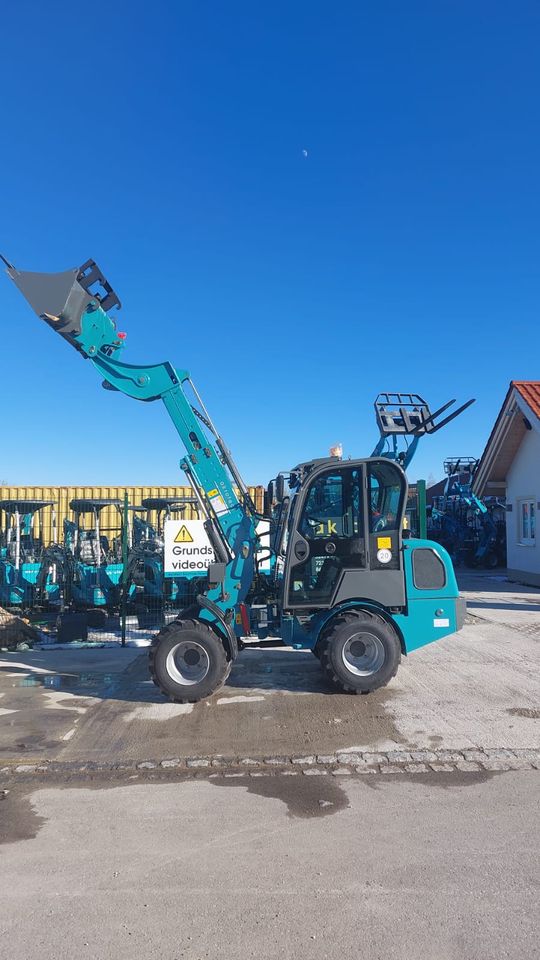 Teleskopradlader akrotect AK810T, Kubota Diesel, Hubkraft 1100kg in Hille