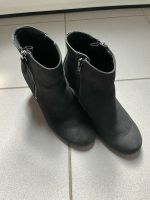 Neuwertige Lederstiefelette, schwarz, Gr. 35 Baden-Württemberg - Neuenstein Vorschau