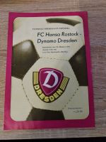 Programmheft Dynamo Dresden - Hansa Rostock 28. Oktober 1978 Hessen - Petersberg Vorschau