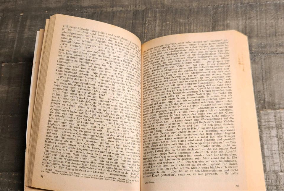Winnetou 1, Karl May, Buch von 1951 in Schnakenbek