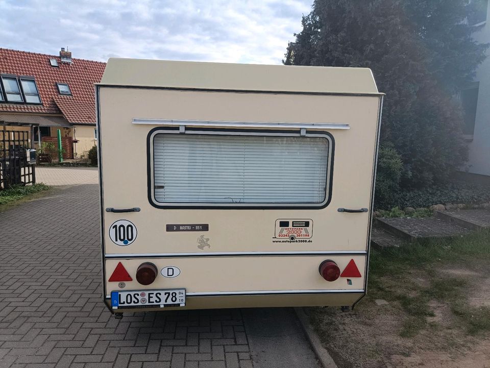 DDR Wohnwagen Bastei in Eisenhüttenstadt