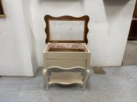 Alter Schrank Kommode Shabby Chic Weiß mit Vitrine Schublade Saarland - Völklingen Vorschau