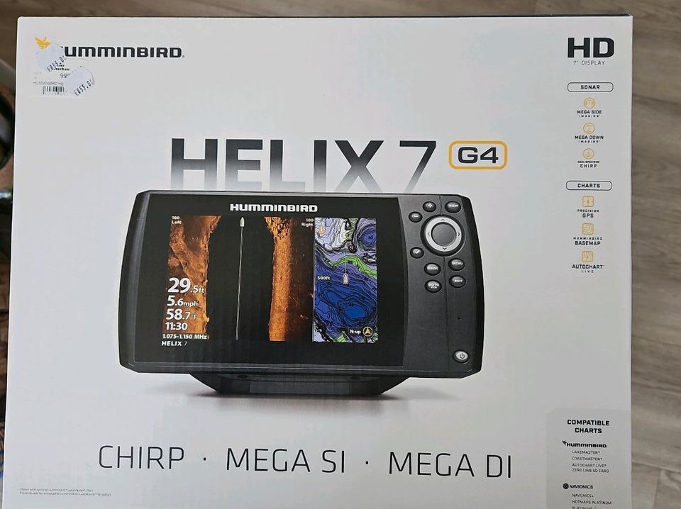 Humminbird Helix 7 G4N - Chirp/Mega SI/Mega DI in Großenbrode