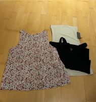 Tops mit Blumenmuster, Beiges Tubetop, schwarzes Tanktop, S Niedersachsen - Sarstedt Vorschau