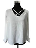 Weißes Blusenshirt von Pimkie, Gr. M Brandenburg - Panketal Vorschau