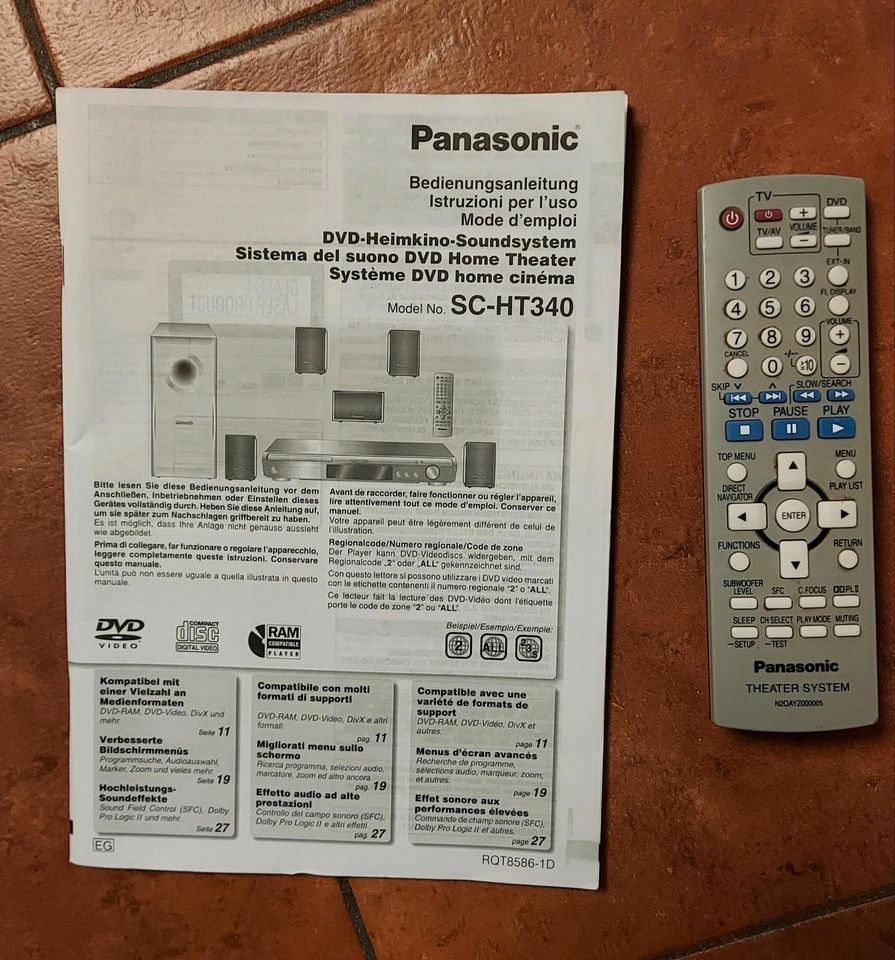 Panasonic SC-HT DVD Home Theater Sound System in Luckenwalde