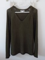 H&M Grobstrick Pullover XS 34 oliv grün khaki Pulli Loch Strick S Altona - Hamburg Iserbrook Vorschau