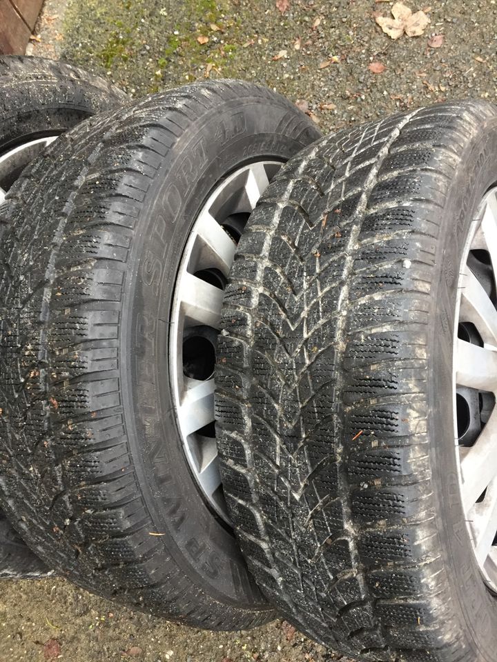 Winterrädern VW,Audi 205/55R16 91H gebraucht in Marienberg