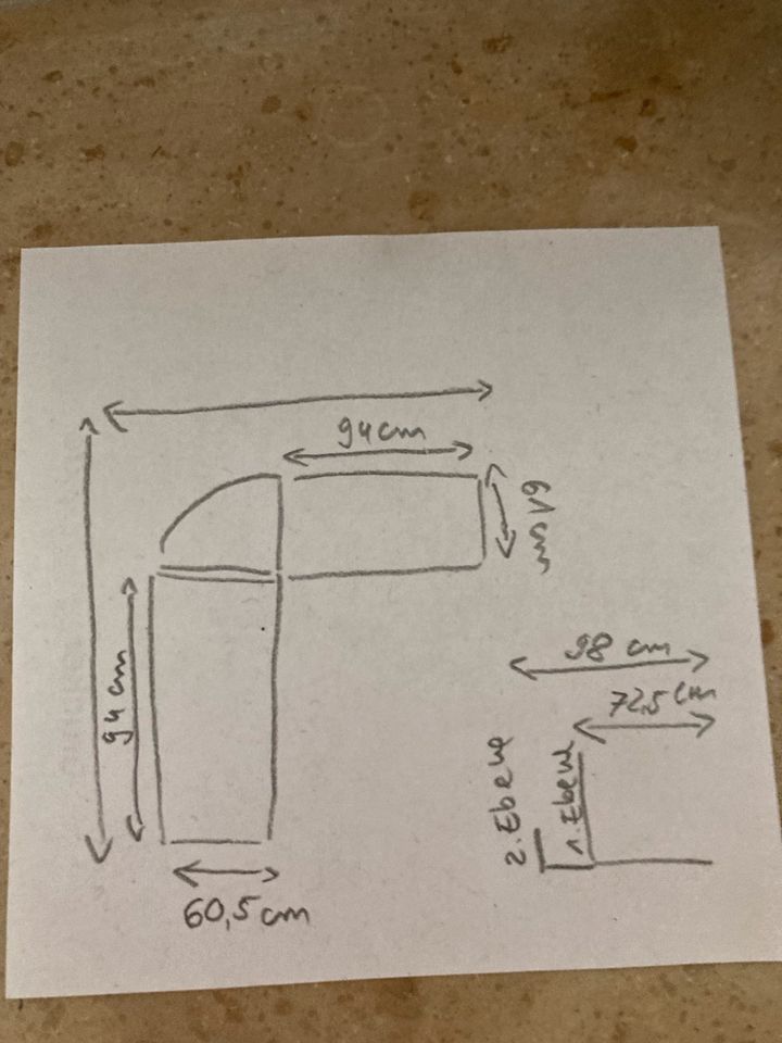 Schreibtisch mit Glas in Welzheim