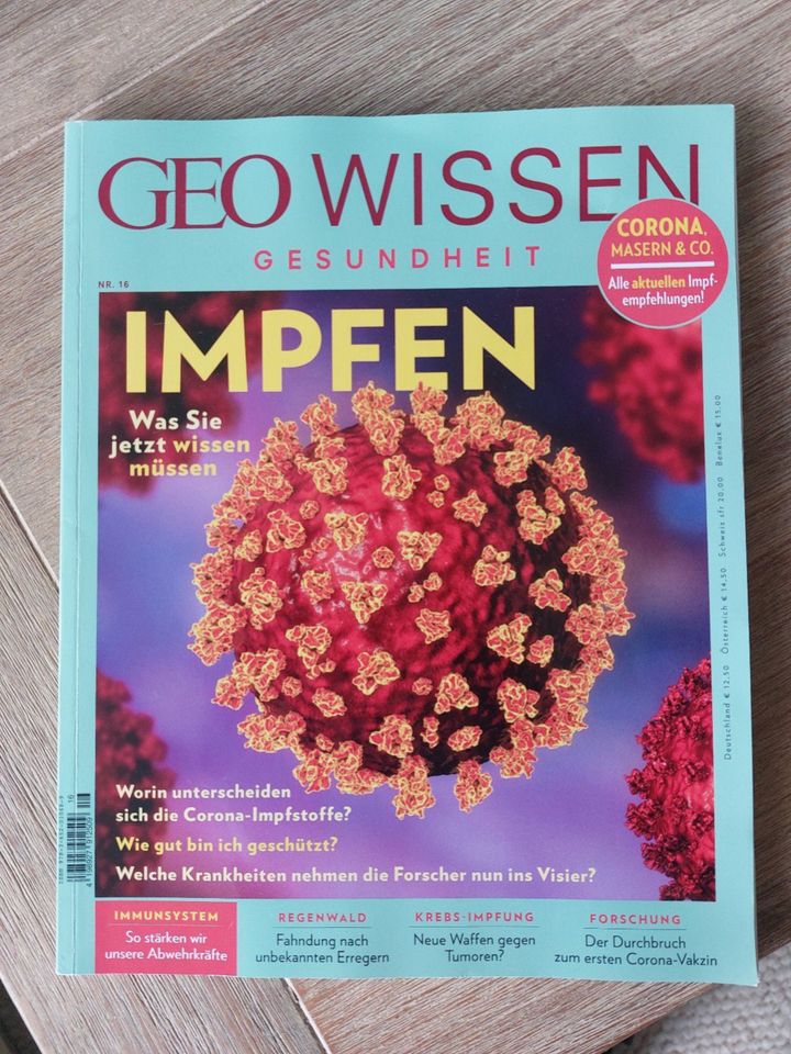 Zeitschrift Magazin GEO WISSEN Gesundheit IMPFEN in Rodgau