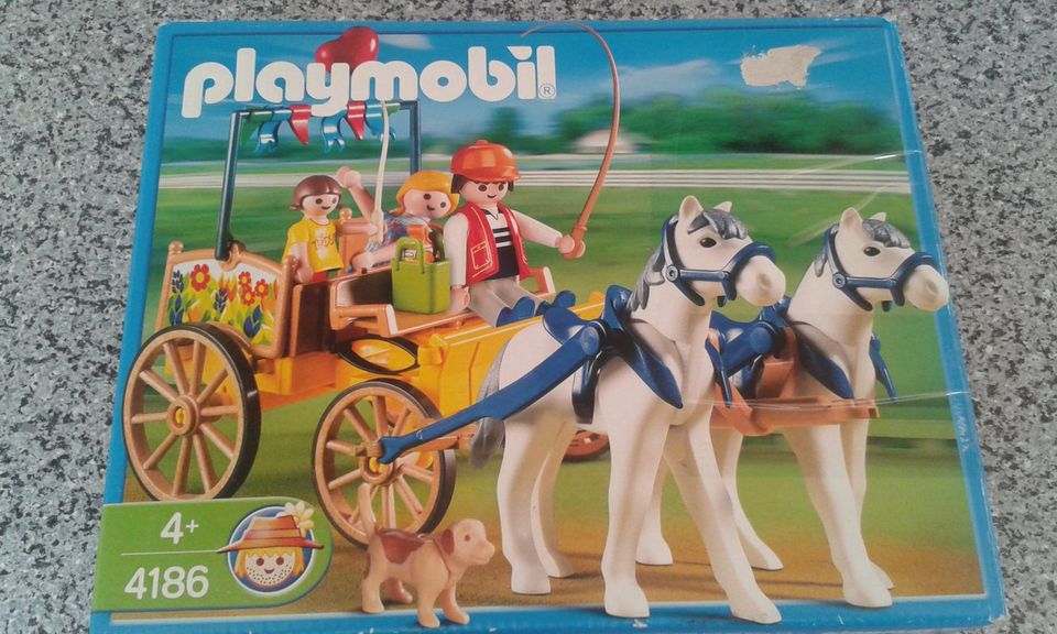 Pferdekutsche Playmobil (4186 - komplett mit Anleitung + OVP) in  Nordrhein-Westfalen - Schleiden | Playmobil günstig kaufen, gebraucht oder  neu | eBay Kleinanzeigen ist jetzt Kleinanzeigen