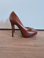 Zara Pumps Gr. 38 braun Echtleder Niedersachsen - Uelzen Vorschau
