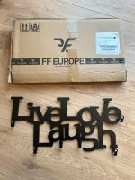 Wandgarderobe Live Love Laugh Haken Garderobe Sachsen - Radeberg Vorschau