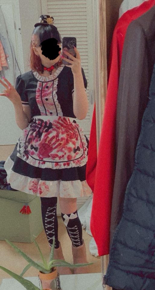 Halloween Maid Kleid in Bielefeld