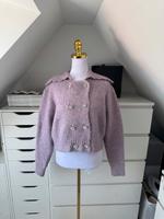 Zara Strickjacke Kragen S flieder Edelstein Knöpfe Wolle Alpaka Nordrhein-Westfalen - Altena Vorschau