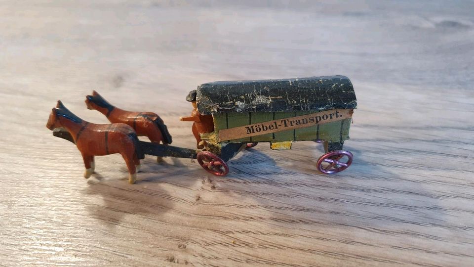 Pferdewagen Miniatur Holzpferdewagen in Gera