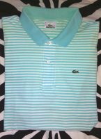 ⫸ LACOSTE ® ⫷ Business Polo Shirt COTTON Türkis Gestreift Gr. 7 Hannover - Vahrenwald-List Vorschau