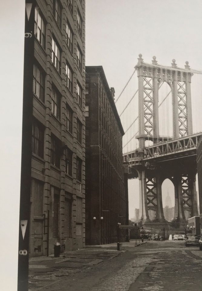 Horst Hamann, Manhattan Bridge Poster, New York Vertical in München