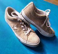 Converse Sneaker beige mit Stern - Gr 37,5 Nordrhein-Westfalen - Hennef (Sieg) Vorschau