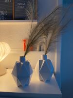 Weiße Vase, groß, geometrisch, Set Saarland - Tholey Vorschau