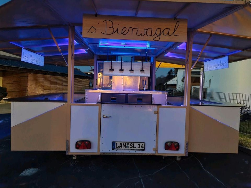 Ausschankwagen Bierwagen Partywagen Bierinsel Ausschank Bar mobil in Reisbach