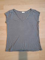 Vila T Shirt Gr. 36 oversize schwarz weiß gestreift Nordrhein-Westfalen - Hilden Vorschau