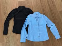 2 Emporio Armani Blusen dunkel braun & hellblau gestreift S Düsseldorf - Hafen Vorschau