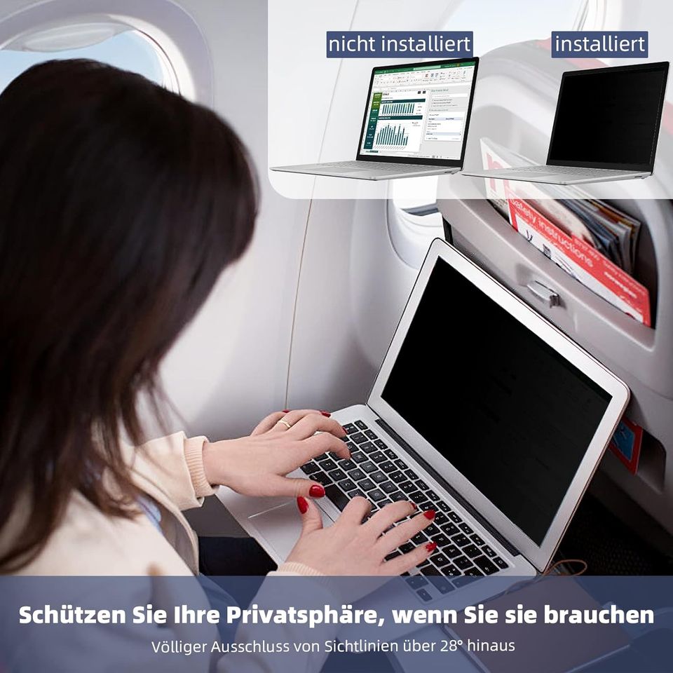 Laptop Sichtschutz 16 Zoll Seitenverhältnis 16:10 in Düsseldorf