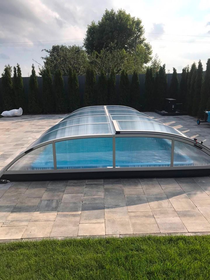 Comfort Pool Überdachung 6.4m x 3.8m x 1.01m in Stuttgart