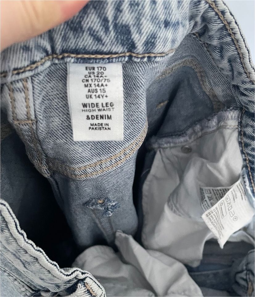 Mädchen-Jeans H&M gr. 170 in Rotenburg