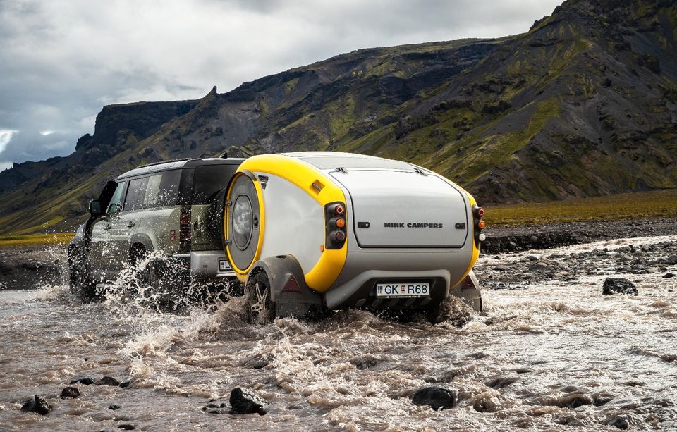 Minkcampers mini-caravan teardrop kleiner Wohnwagen 750kg in Mülheim-Kärlich