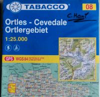 Tabacco Wanderkarte Ortlergebiet Cevedale Bayern - Jengen Vorschau